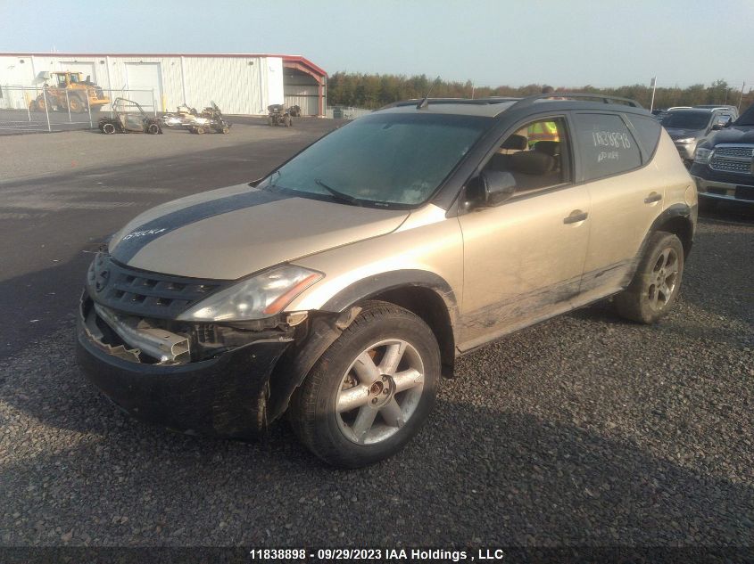 2003 Nissan Murano Sl VIN: JN8AZ08W43W217530 Lot: 11838898