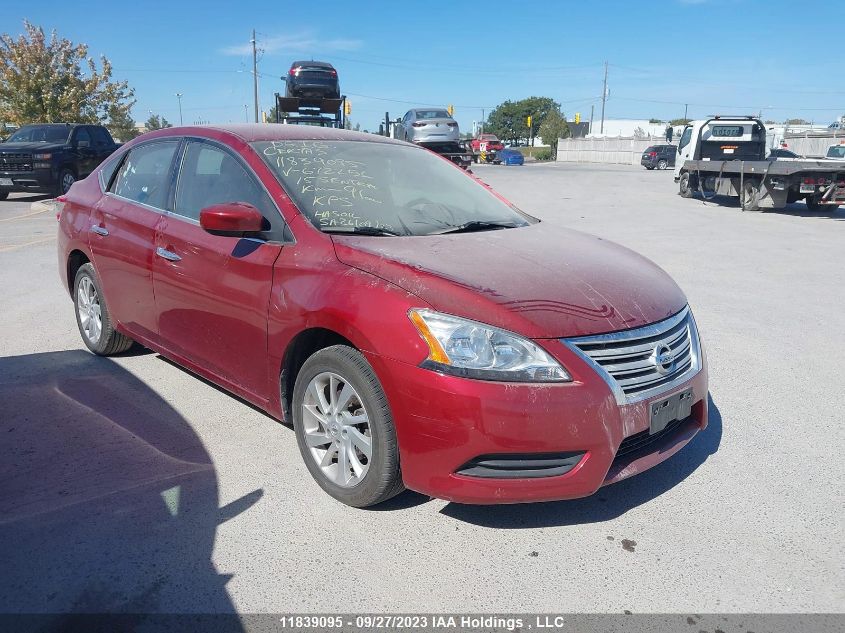 2015 Nissan Sentra Sv/S/Sr/Sl VIN: 3N1AB7AP4FL672256 Lot: 11839095