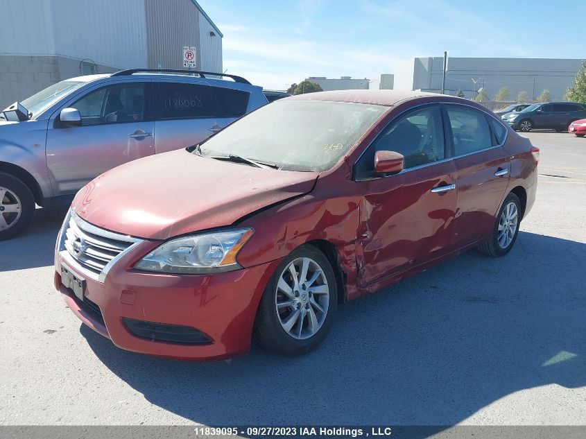 2015 Nissan Sentra Sv/S/Sr/Sl VIN: 3N1AB7AP4FL672256 Lot: 11839095