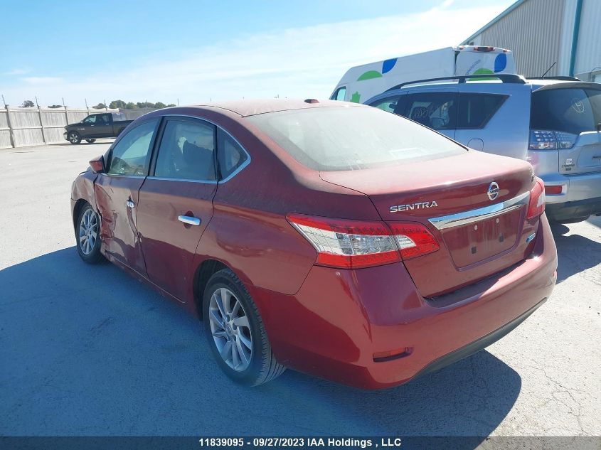 2015 Nissan Sentra Sv/S/Sr/Sl VIN: 3N1AB7AP4FL672256 Lot: 11839095