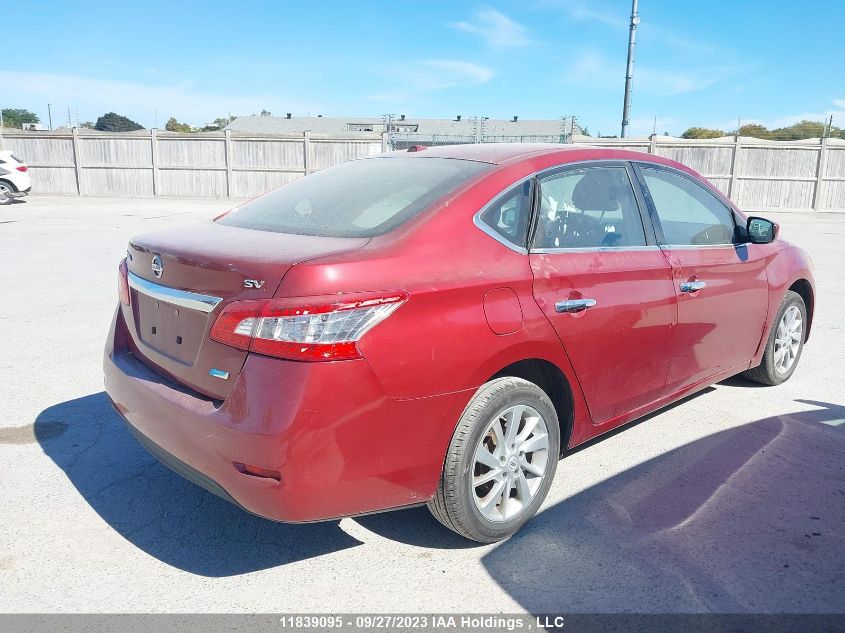 2015 Nissan Sentra Sv/S/Sr/Sl VIN: 3N1AB7AP4FL672256 Lot: 11839095