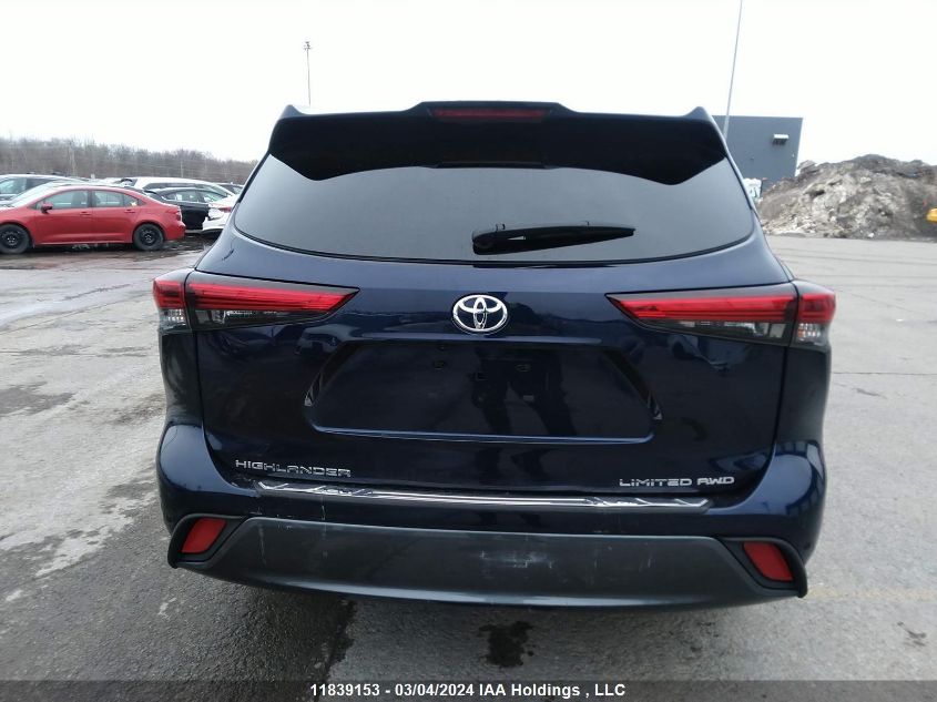 2021 Toyota Highlander Limited VIN: 5TDDZRBH7MS083170 Lot: 11839153