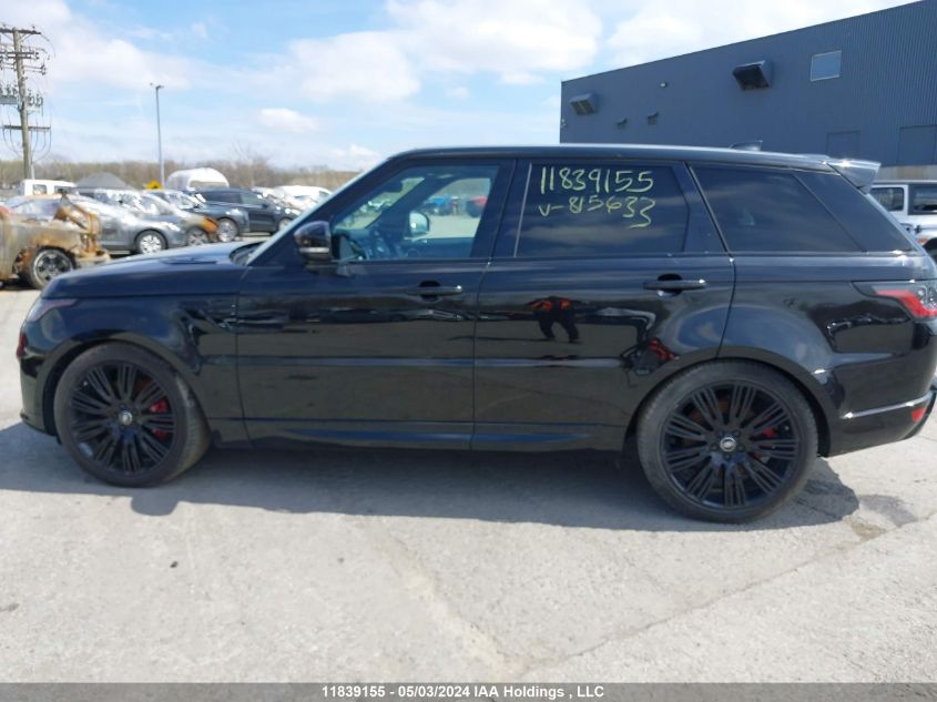 2019 Land Rover Range Rover Sport Dynamic VIN: SALWR2RE3KA815633 Lot: 11839155