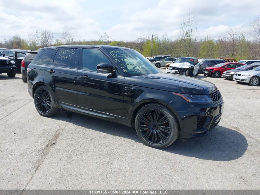 2019 Land Rover Range Rover Sport Dynamic VIN: SALWR2RE3KA815633 Lot: 11839155