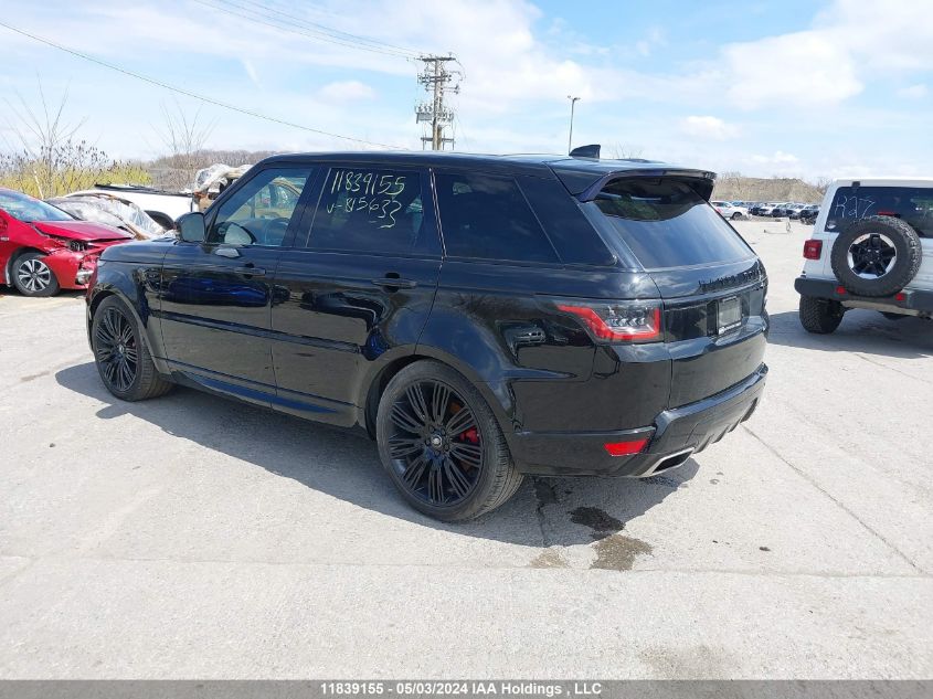 2019 Land Rover Range Rover Sport Dynamic VIN: SALWR2RE3KA815633 Lot: 11839155