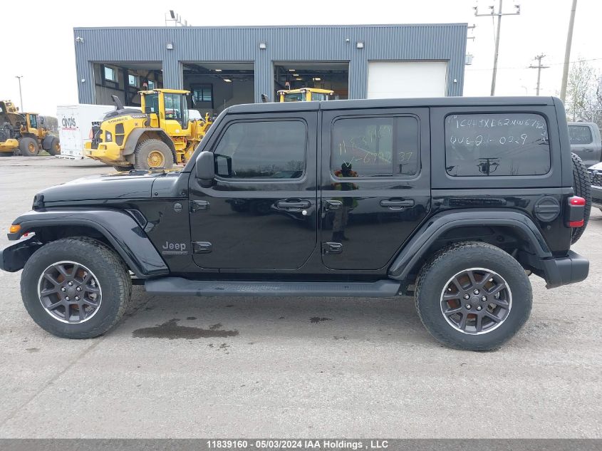 2021 Jeep Wrangler Unlimited Sahara 80Th VIN: 1C4HJXEG2MW679237 Lot: 11839160
