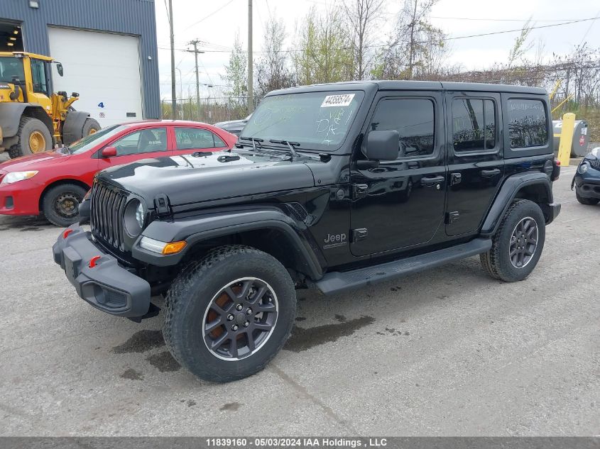 2021 Jeep Wrangler Unlimited Sahara 80Th VIN: 1C4HJXEG2MW679237 Lot: 11839160