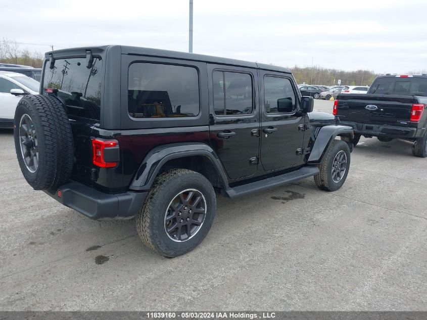 2021 Jeep Wrangler Unlimited Sahara 80Th VIN: 1C4HJXEG2MW679237 Lot: 11839160