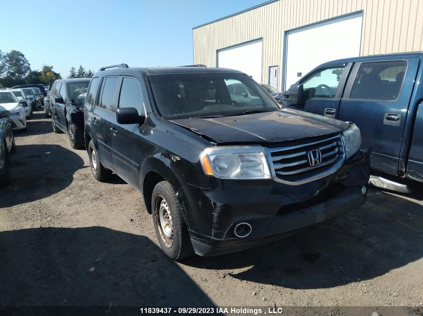 2012 Honda Pilot Ex-L VIN: 5FNYF4H58CB505749 Lot: 11839437