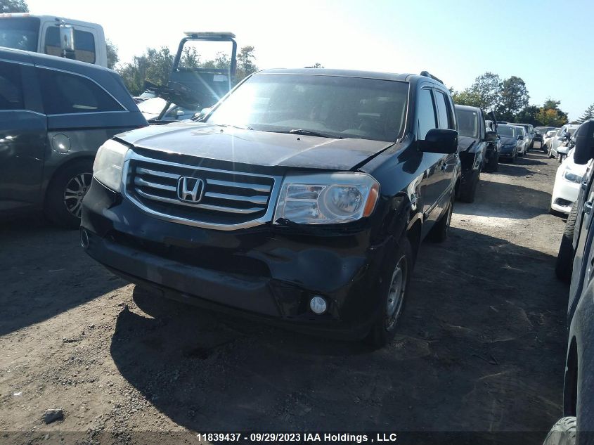 2012 Honda Pilot Ex-L VIN: 5FNYF4H58CB505749 Lot: 11839437