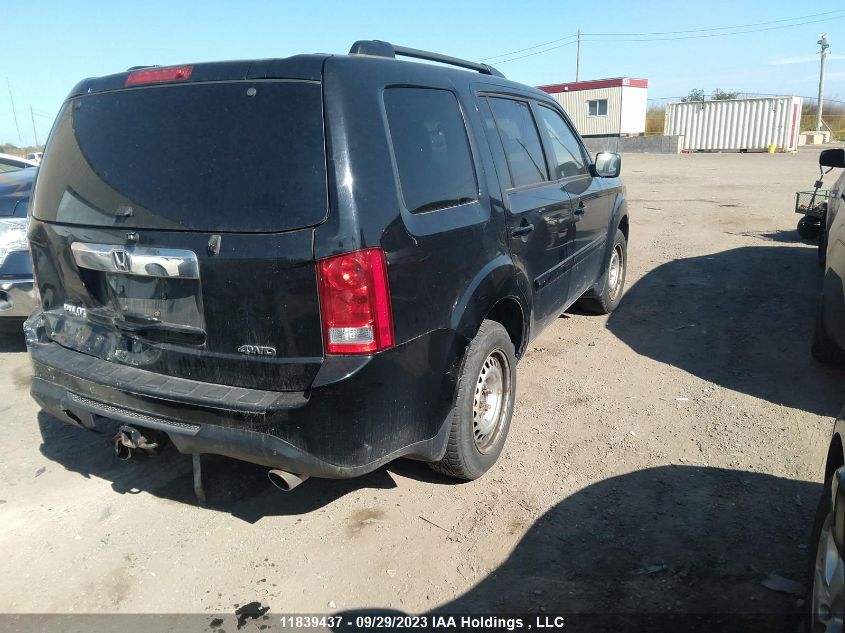 2012 Honda Pilot Ex-L VIN: 5FNYF4H58CB505749 Lot: 11839437