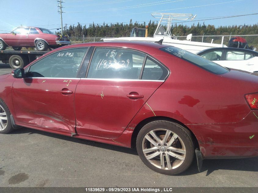 2015 Volkswagen Jetta Sedan Highline VIN: 3VWL07AJ2FM338080 Lot: 11839629