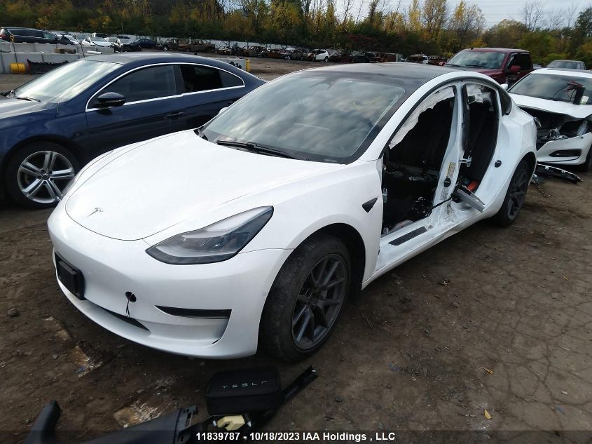 2021 Tesla Model 3 Long Range VIN: 5YJ3E1EB8MF990367 Lot: 11839787