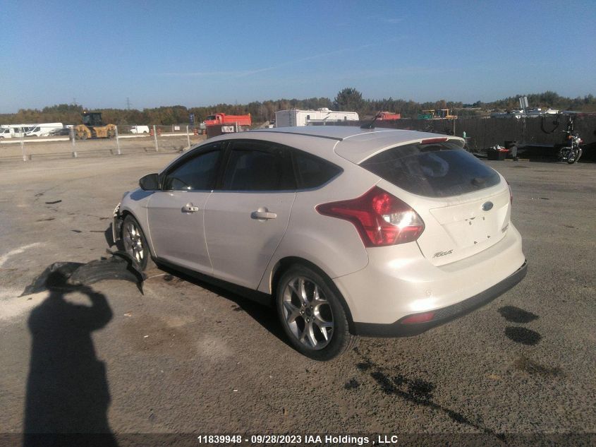 2013 Ford Focus Titanium VIN: 1FADP3N29DL355803 Lot: 11839948