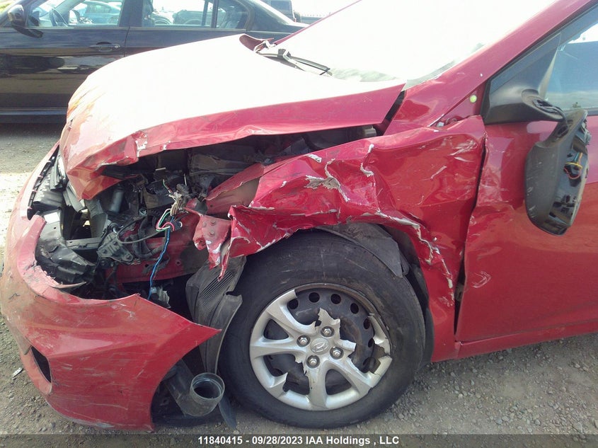 2012 Hyundai Accent Gl VIN: KMHCT5AE7CU050589 Lot: 11840415