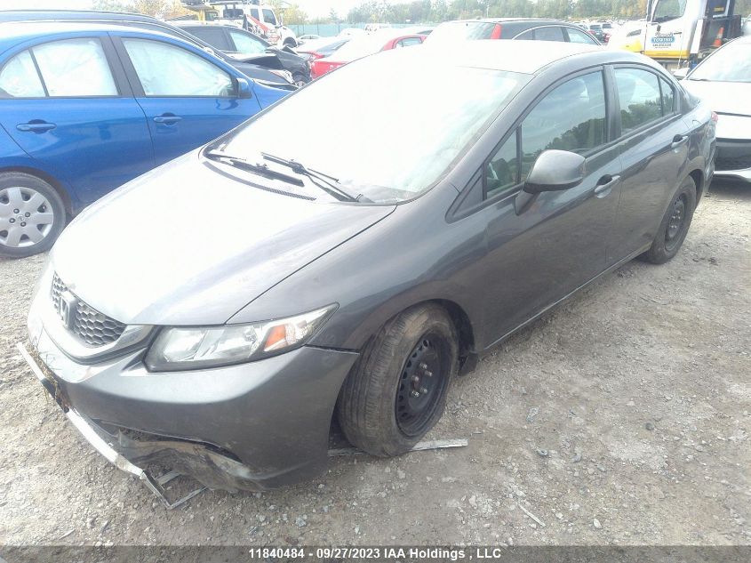 2013 Honda Civic Sdn Lx VIN: 2HGFB2F49DH020728 Lot: 11840484