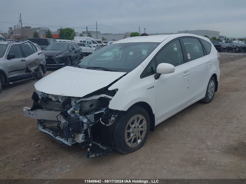 2018 Toyota Prius V VIN: JTDZN3EUXJJ076004 Lot: 11840642