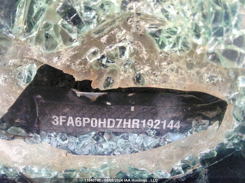 2017 Ford Fusion Se VIN: 3FA6P0HD7HR192144 Lot: 11840747