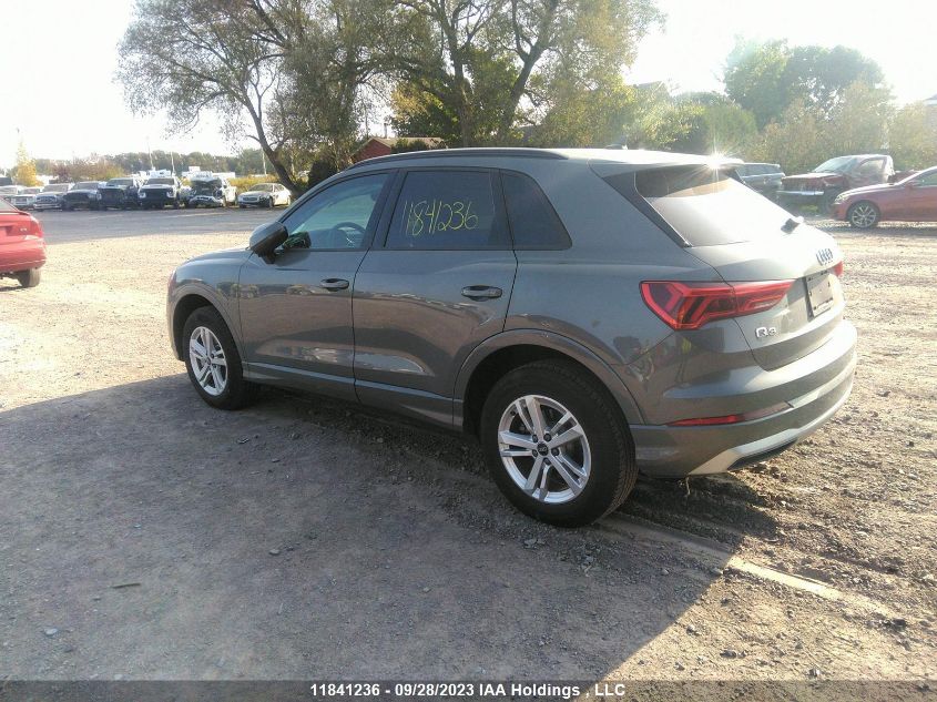 2023 Audi Q3 Komfort VIN: WA1AUCF35P1124470 Lot: 11841236