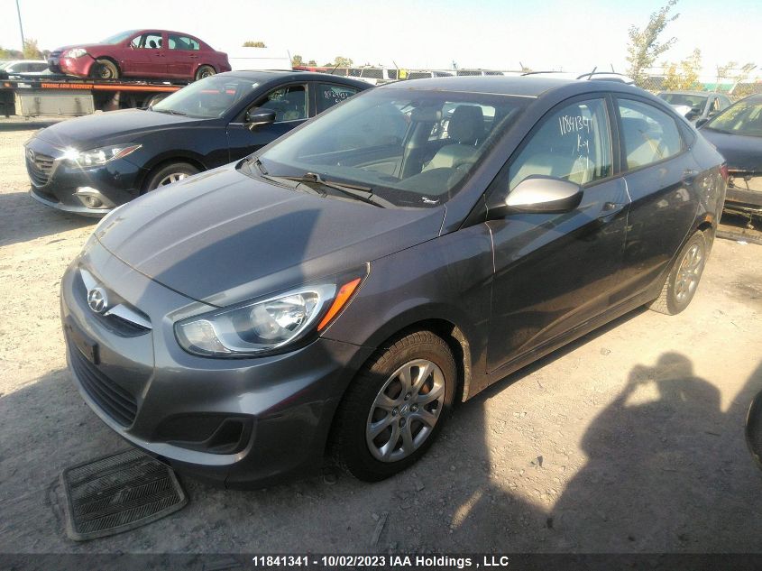 2014 Hyundai Accent Gl VIN: KMHCT4AE3EU660566 Lot: 11841341