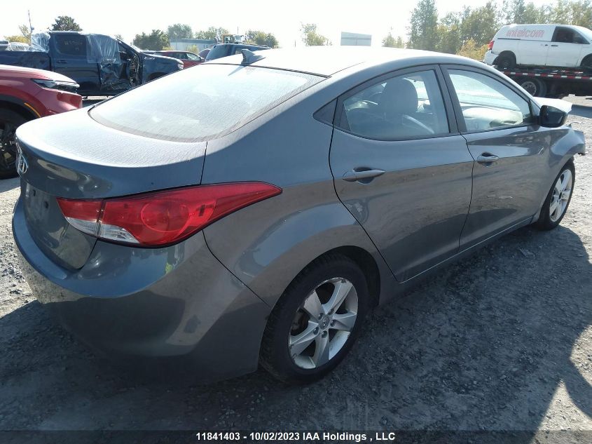 2013 Hyundai Elantra Gls VIN: 5NPDH4AEXDH273967 Lot: 11841403