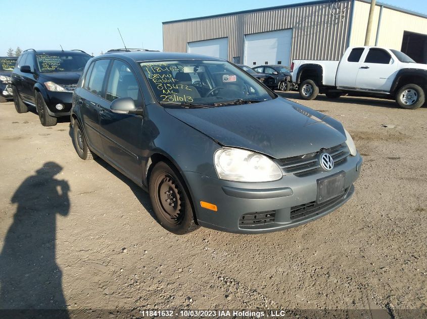 2008 Volkswagen Rabbit Trendline VIN: WVWCA71K98W315472 Lot: 11841632