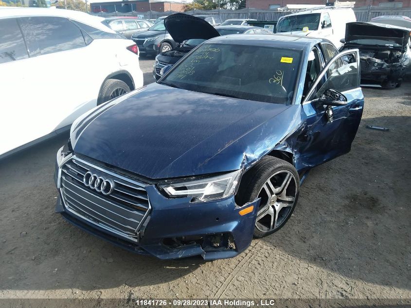 2017 Audi A4 Premium Plus VIN: WAUENAF44HN015829 Lot: 11841726