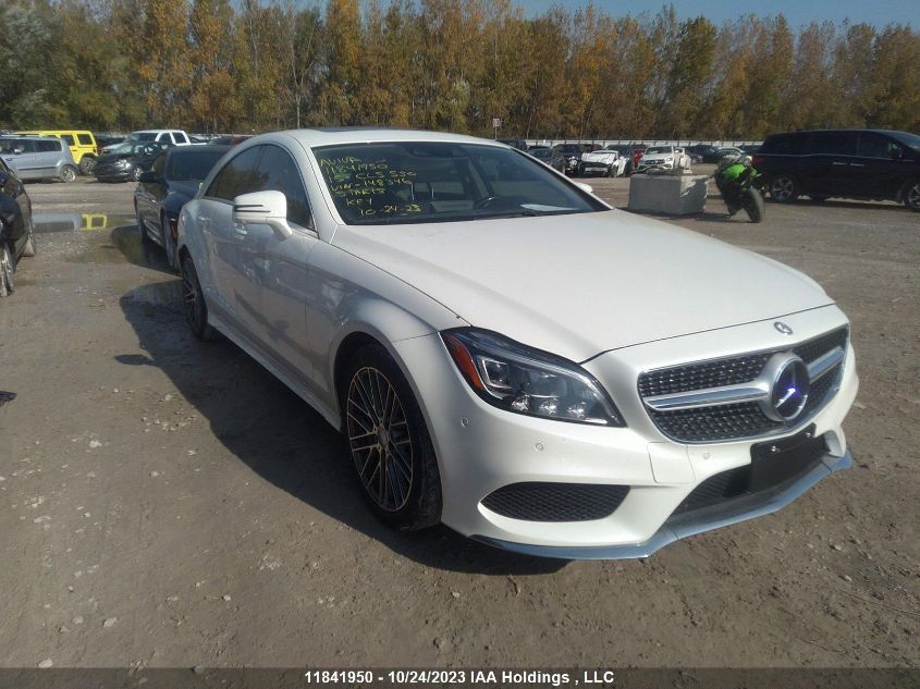 2015 Mercedes-Benz Cls-Class Cls 550 VIN: WDDLJ9BB9FA148346 Lot: 11841950