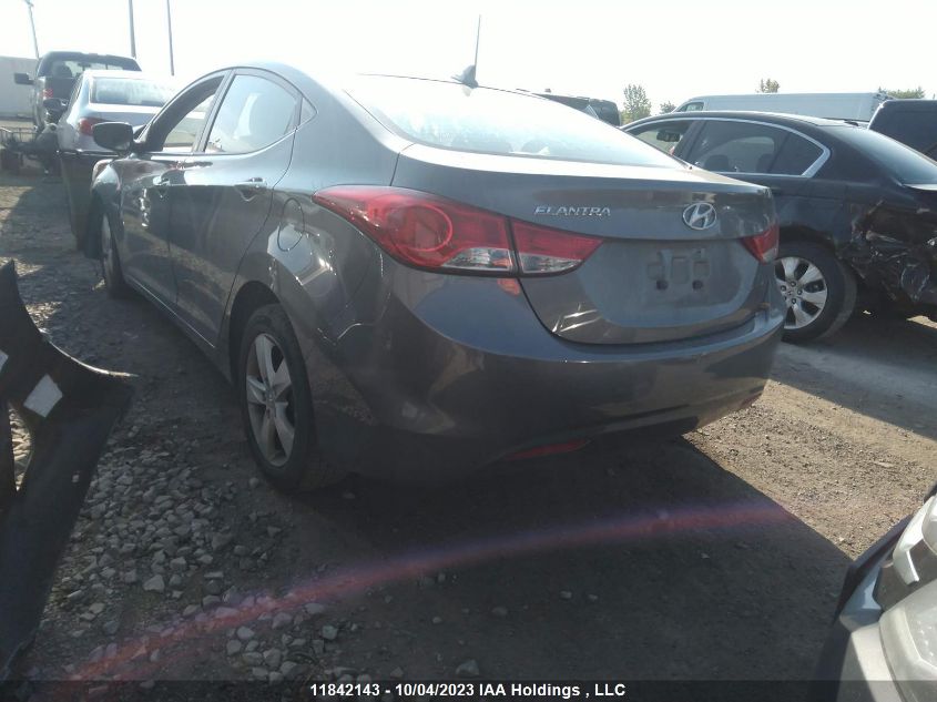 2012 Hyundai Elantra Gls VIN: 5NPDH4AE7CH116766 Lot: 11842143