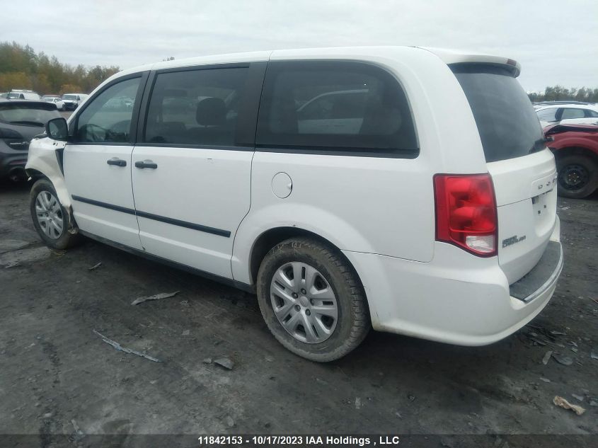 2016 Dodge Grand Caravan Canada Value Package VIN: 2C4RDGBG3GR106604 Lot: 11842153