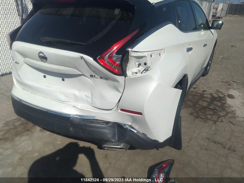 2018 Nissan Murano Sv/Sl/Platinum VIN: 5N1AZ2MH9JN168144 Lot: 11842524