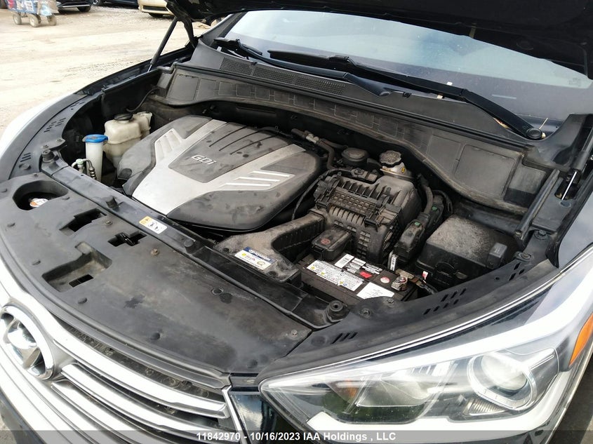 2017 Hyundai Santa Fe VIN: KM8SNDHF3HU229489 Lot: 11842970