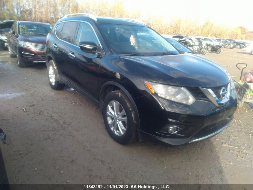 2015 Nissan Rogue S/Sl/Sv VIN: 5N1AT2MV2FC837266 Lot: 11843192