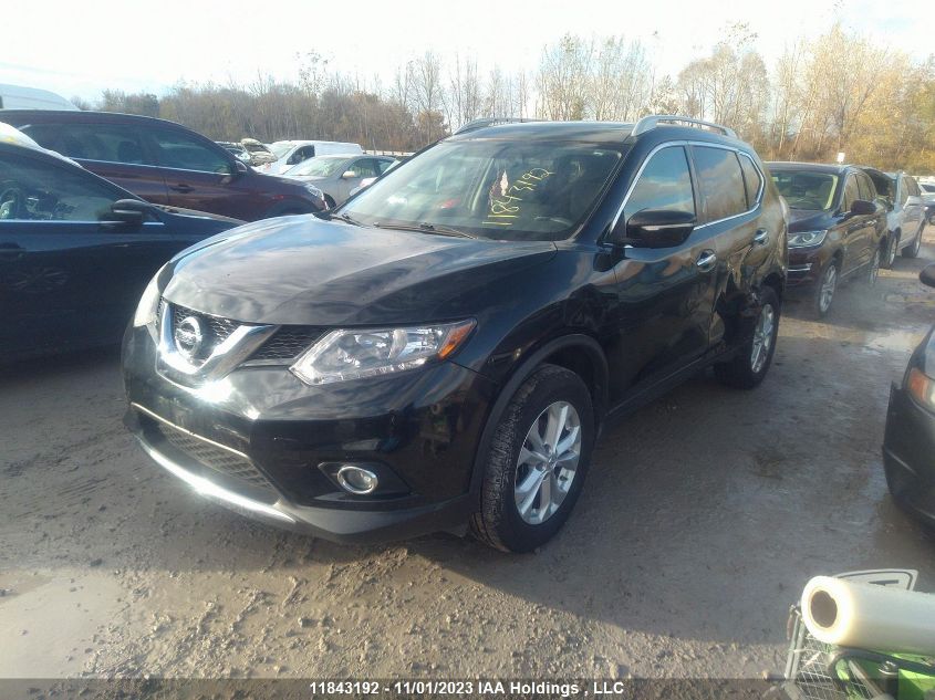 2015 Nissan Rogue S/Sl/Sv VIN: 5N1AT2MV2FC837266 Lot: 11843192