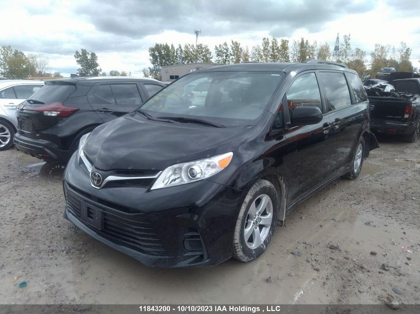 2019 Toyota Sienna Le VIN: 5TDKZ3DC4KS006954 Lot: 11843200