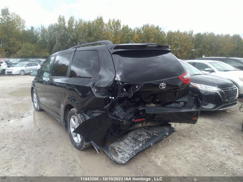 2019 Toyota Sienna Le VIN: 5TDKZ3DC4KS006954 Lot: 11843200