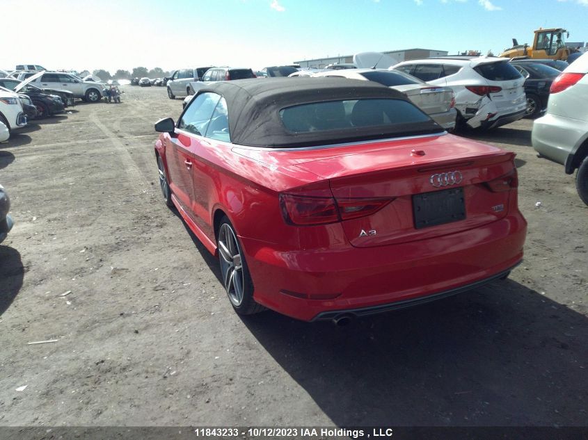 2015 Audi A3 VIN: WAUYFTFF7F1062381 Lot: 11843233