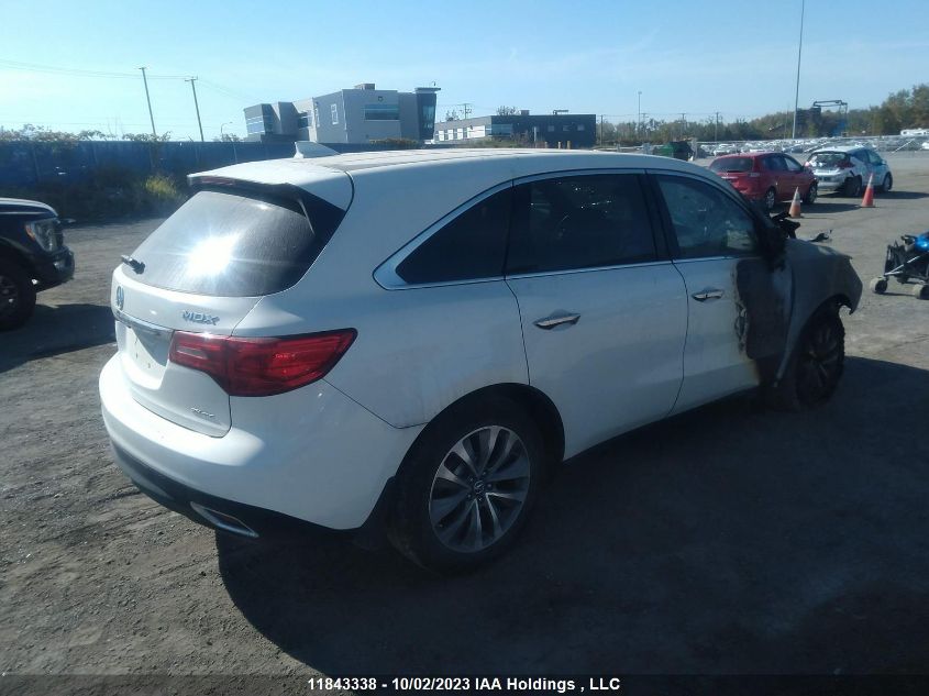 2016 Acura Mdx VIN: 5FRYD4H47GB506599 Lot: 11843338