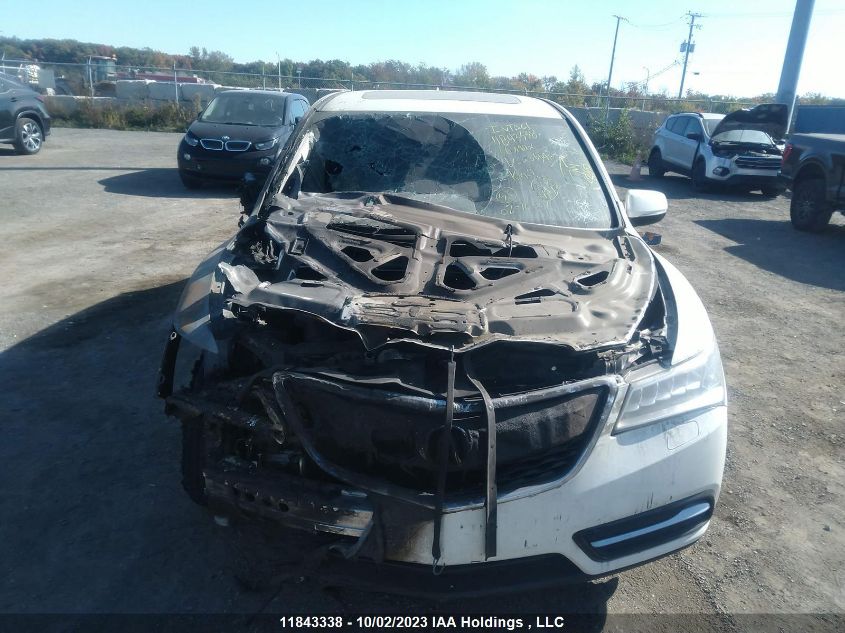 2016 Acura Mdx VIN: 5FRYD4H47GB506599 Lot: 11843338