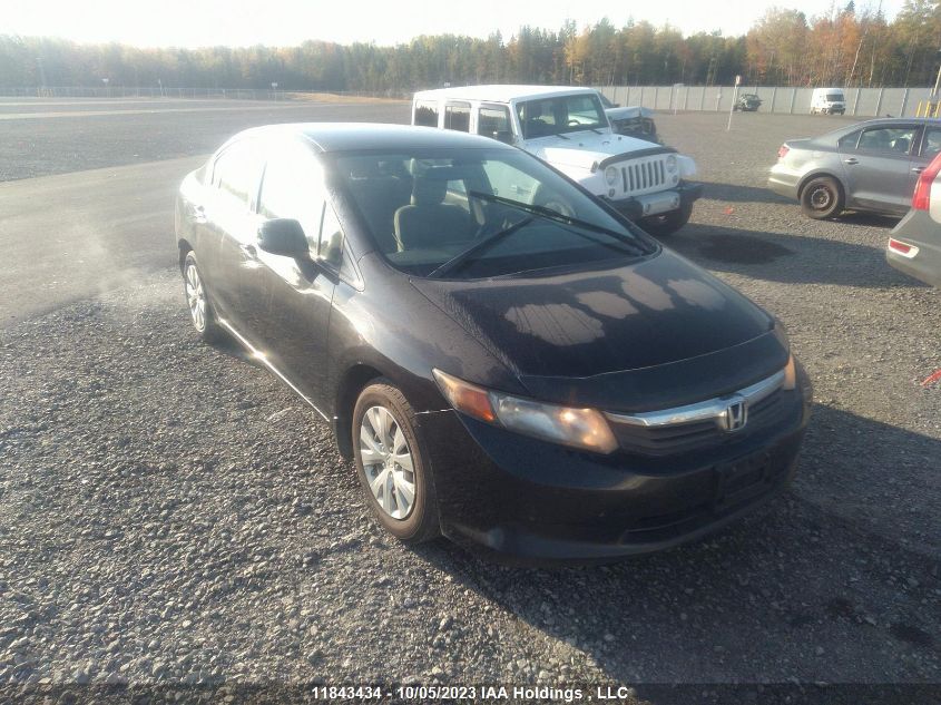 2012 Honda Civic Sdn Lx VIN: 2HGFB2F48CH103615 Lot: 11843434