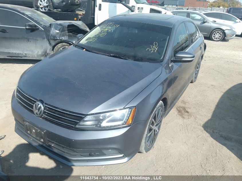 2015 Volkswagen Jetta Sedan Highline VIN: 3VWLA7AJ6FM233698 Lot: 11843754