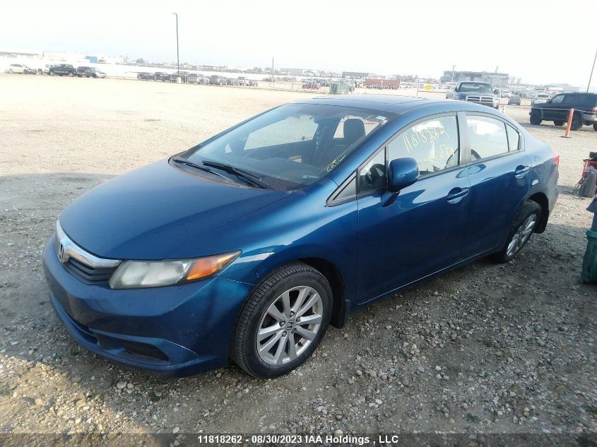 2012 Honda Civic Ex 4Dr VIN: 2HGFB2F56CH021892 Lot: 11818262X