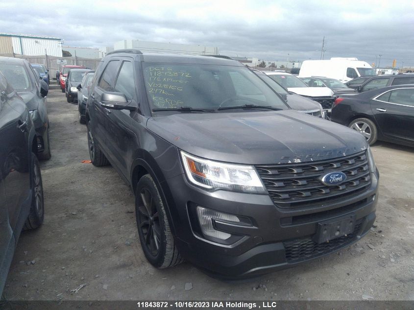 2017 Ford Explorer Xlt VIN: 1FM5K8D80HGD28466 Lot: 11843872