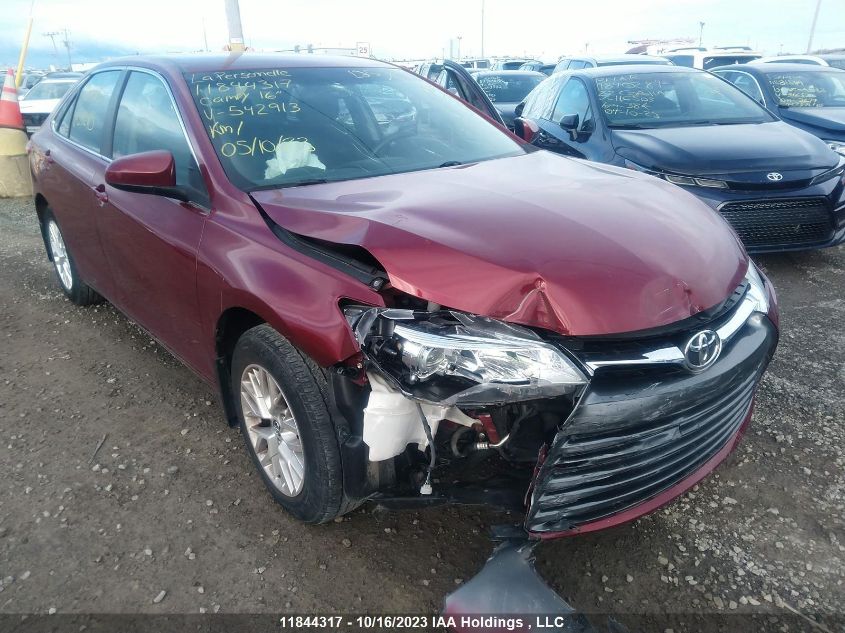 2016 Toyota Camry Se/Le/Xle/Xse VIN: 4T1BF1FK7GU542913 Lot: 11844317