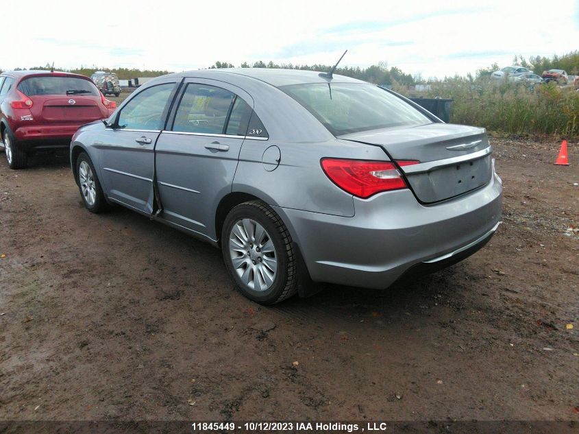 2013 Chrysler 200 Lx VIN: 1C3CCBABXDN543109 Lot: 11845449