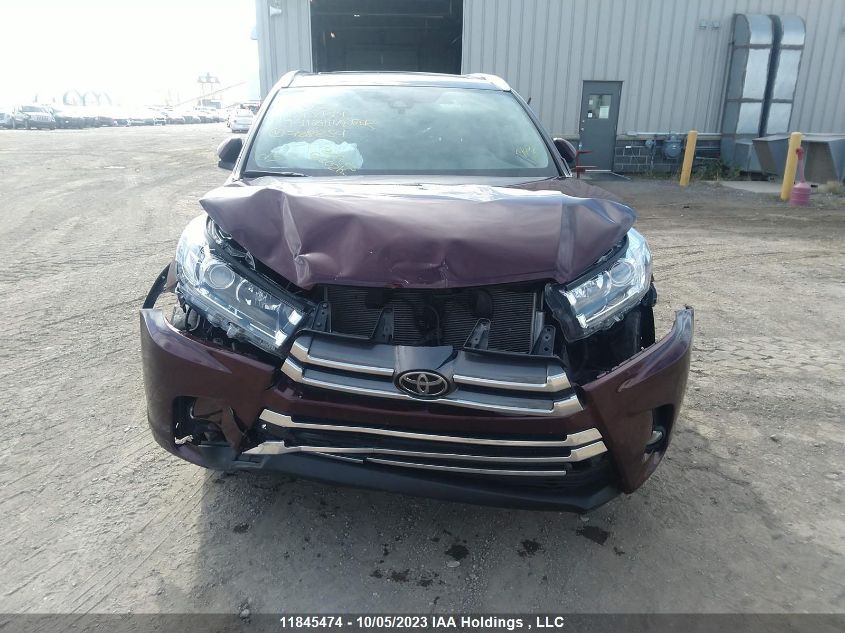 2019 Toyota Highlander Xle VIN: 5TDJZRFH6KS728854 Lot: 11845474