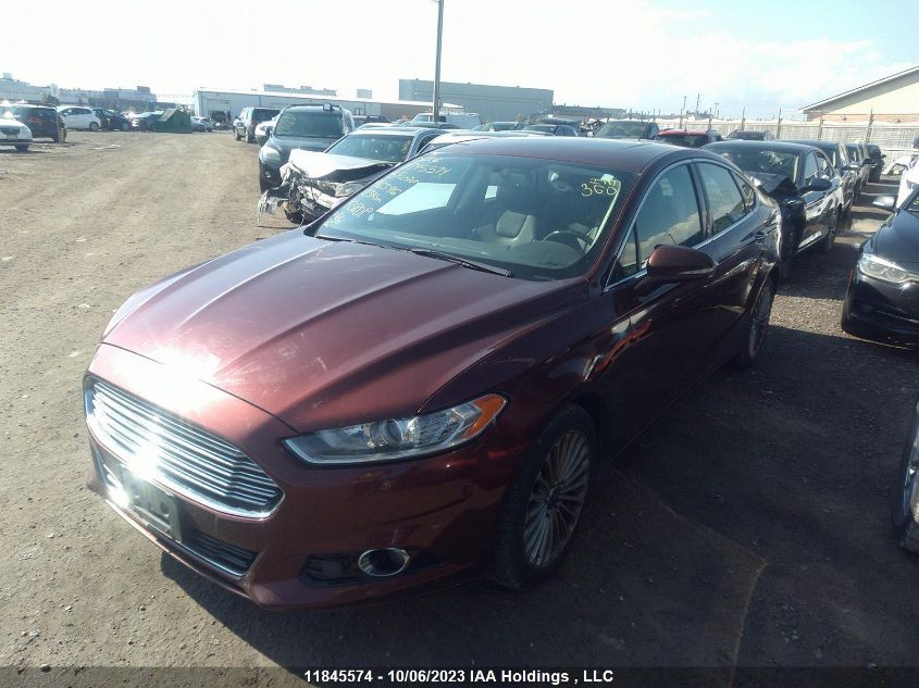 2015 Ford Fusion Titanium VIN: 3FA6P0D92FR165416 Lot: 11845574