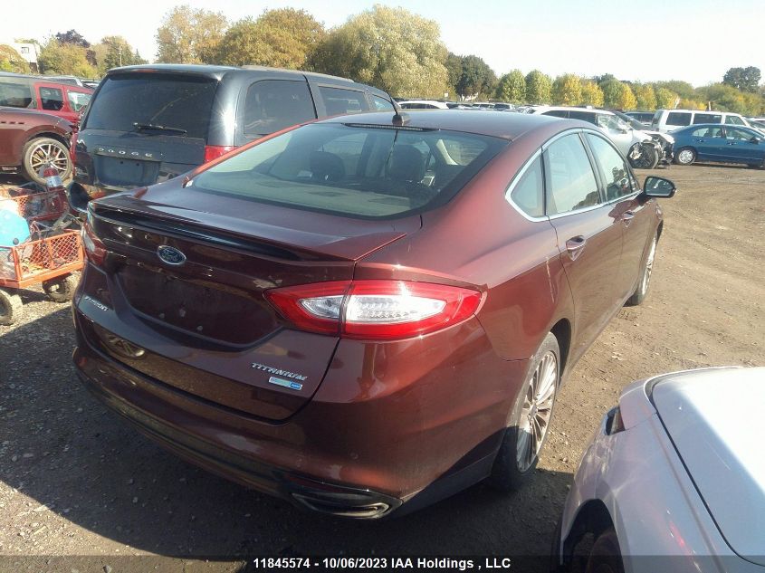 2015 Ford Fusion Titanium VIN: 3FA6P0D92FR165416 Lot: 11845574