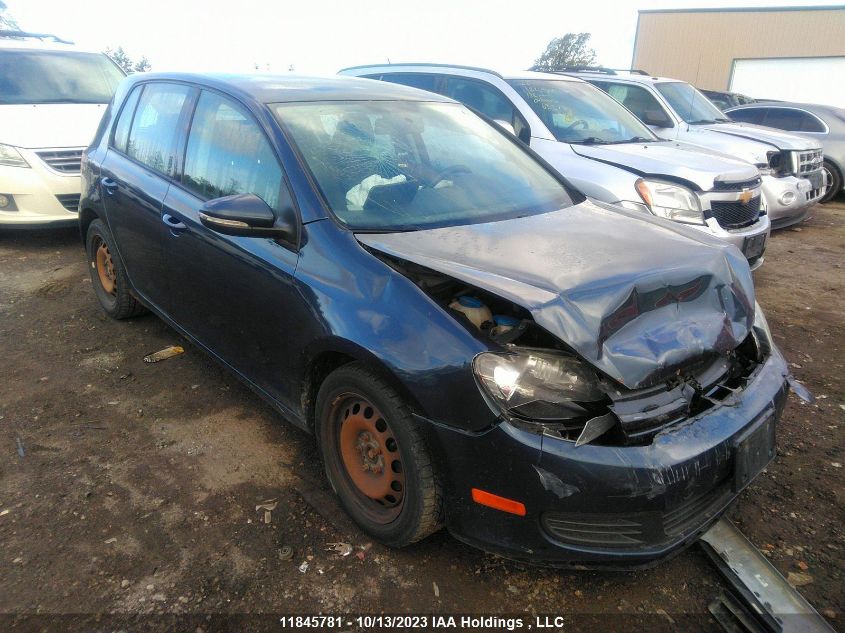 2011 Volkswagen Golf Trendline/Comfortline VIN: WVWDA7AJ1BW193449 Lot: 11845781