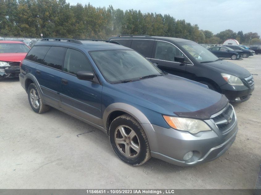 2008 Subaru Outback 2.5I VIN: 4S4BP61C787314128 Lot: 11846451